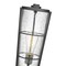 Z-Lite Helix 1 Light Outdoor Pier Mounted Fixture, Black And Clear Seedy 591PHB-553PM-BK - alternate 3